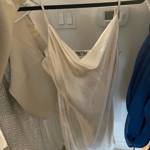 Audrey 3+1 Slip dress cream coloured dress - Picture 2 of 2